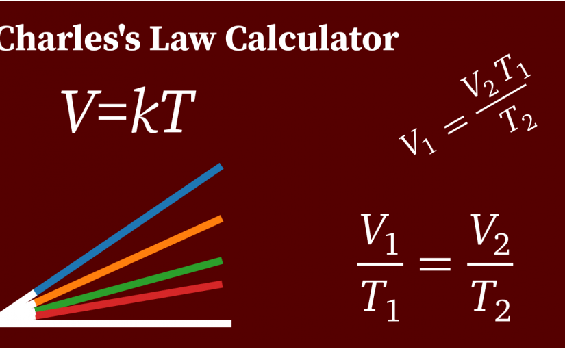 Charles law calculator